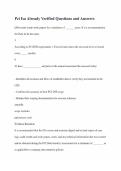 Pci Isa Already Verified Questions and Answers