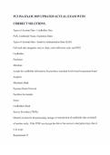 PCI ISA EXAM 2025 UPDATED ACTUAL EXAM WITH&NewLine;CORRECT SOLUTIONS&period;
