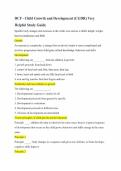 DCF - Child Growth and Development &lpar;CGDR&rpar; Very&NewLine;Helpful Study Guide