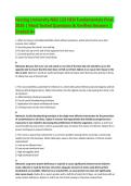 NSG 122 HESI Fundamentals Final &NewLine;2026 &vert; Most Tested Questions & Verified Answers &vert; &NewLine;Graded A&plus;