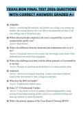 TEXAS BON FINAL TEST 2026 QUESTIONS&NewLine;WITH CORRECT ANSWERS GRADED A&plus;