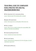 TEXAS PENAL CODE TOP COMPULSORY&NewLine;EXAM 2 PRACTICE TEST 2026 FULL&NewLine;SOLUTIONS REVIEW PACK