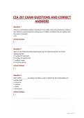 CEA 201 EXAM QUESTIONS AND CORRECT ANSWERS&NewLine;