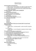NURS 3366&vert; AO Patho Q & A Exam &num;1&vert; Updated &vert; New edition&vert; University of Texas&comma; Arlington