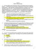 NURS 3366&vert; Quiz 1 Pathophysiology &vert; Updated &vert; New edition&vert; University of Texas&comma; Arlington