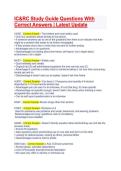 IC&RC Study Guide Questions With Correct Answers &vert; Latest Update 2026&sol;27