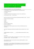 CDDN-Developmental Disabilities-Practice Exam All Questions Fully Solved 2026&sol;2027 Updated&period;
