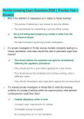 Florida Licensing Exam Questions 2026 &vert; Practice Test &plus; Answers &vert; Comprehensive Exam Prep Guide