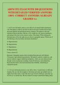 ABFM ITE EXAM WITH 200 QUESTIONS WITH DETAILED VERIFIED ANSWERS &lpar;100&percnt; CORRECT ANSWERS &sol;ALREADY GRADED A&plus;
