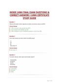 INSIDE LVMH FINAL EXAM QUESTIONS & CORRECT ANSWERS &vert; LVMH CERTIFICATE STUDY GUIDE