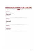 Postal Exam 943&sol;944&sol;945 Study Guide USPS EXAM