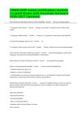CDDN-DSP initial certification module 1-Latest Exam with Accurate Answers 2026-2027 Updated&period;