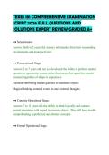 TEXES 181 COMPREHENSIVE EXAMINATION&NewLine;SCRIPT 2026 FULL QUESTIONS AND&NewLine;SOLUTIONS EXPERT REVIEW GRADED A&plus;&NewLine;