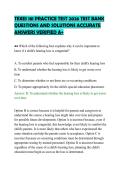 TEXES 181 PRACTICE TEST 2026 TEST BANK&NewLine;QUESTIONS AND SOLUTIONS ACCURATE&NewLine;ANSWERS VERIFIED A&plus;