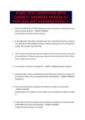 IC&RC TEST QUESTIONS WITH CORRECT ANSWERS GRADED A&plus; FOR 2026-2027 ASSURED EXCEL&excl;&excl;