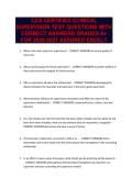 certified-clinical-supervisor exam questions with correct answers graded a&plus; for 2026-2027 assured excel packaged deal&excl;&excl;