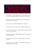 CERTIFIED CLINICAL SUPERVISOR EXAM 2026 UPDATE COMPLETE EXAM SET QUESTIONS AND VERIFIED ANSWERS GET IT 100&percnt; ACCURATE&excl;&excl; ALREADY PASSED A&plus;