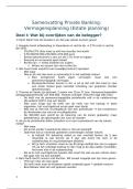 Samenvatting Private Banking&colon; Vermogensplanning &vert; Arteveldehogeschool &vert; 2025&sol;26
