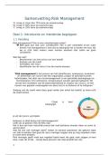 Samenvatting Risk Management &vert; Practicum &vert; Arteveldehogeschool &vert; 2025&sol;26