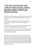 TF CBT CERT EXAM 2026 STUDY GUIDE&NewLine;COMPLETE TRAUMA FOCUSED COGNITIVE&NewLine;BEHAVIORAL THERAPY CONCEPTS AND&NewLine;PRACTICE QUESTIONS&NewLine;