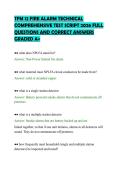 TFM 12 FIRE ALARM TECHNICAL&NewLine;COMPREHENSIVE TEST SCRIPT 2026 FULL&NewLine;QUESTIONS AND CORRECT ANSWERS&NewLine;GRADED A&plus;&NewLine;