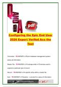 EPIC CLIN 251&sol;252 EXAM COMPLETE PACKAGE DEAL