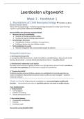 Leerdoelen Developmental Neuropsychology uitgewerkt in bulletpoints&vert; RUG &vert; 2025&sol;26