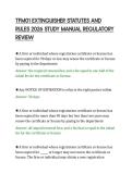 TFM01 EXTINGUISHER STATUTES AND&NewLine;RULES 2026 STUDY MANUAL REGULATORY&NewLine;REVIEW