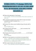 TFM03 &lpar;NFPA 17A & NFPA 96&rpar;&NewLine;COMPREHENSIVE STUDY GUIDE 2026&NewLine;FULL QUESTIONS AND SOLUTIONS&NewLine;GRADED A&plus;&NewLine;