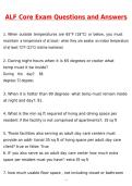 ALF Core Exam Latest 2026 Actual Questions & Verified Answers &lpar;2026 &sol; 2027&rpar; A&plus; Grade 100&percnt; Guarantee Verified by Experts