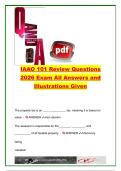 IAAO 101 Review Questions 2026 &vert; 120&plus; Exam Questions on Property Tax&comma; Appraisal Principles&comma; Cost Approach & Sales Comparison &vert; IAAO Course 101 Fundamentals of Real Property Appraisal Exam Review &vert; International Association of Assessing Officers &lpar;IAAO&rpar;
