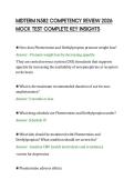 MIDTERM N582 COMPETENCY REVIEW 2026&NewLine;MOCK TEST COMPLETE KEY INSIGHTS