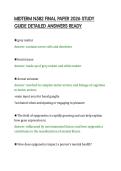MIDTERM N582 FINAL PAPER 2026 STUDY&NewLine;GUIDE DETAILED ANSWERS READY