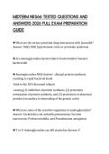MIDTERM NR566 TESTED QUESTIONS AND&NewLine;ANSWERS 2026 FULL EXAM PREPARATION&NewLine;GUIDE&NewLine;