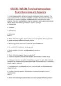 NR 546 &sol; NR546 Psychopharmacology Midterm Exam Questions and Answers &lpar;2026 &sol; 2027&rpar; &lpar;Verified Answers&rpar;