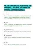MILADY STANDARD ESTHETICS BOOK TEST&NewLine;PAPER FULL SOLUTION QUESTIONS AND&NewLine;CORRECT ANSWERS GRADED A&plus;&NewLine;