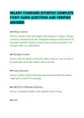 MILADY STANDARD ESTHETICS COMPLETE&NewLine;STUDY GUIDE QUESTIONS AND VERIFIED&NewLine;ANSWERS&NewLine;