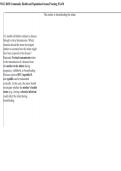 WGU D450 Community Health and Population-Focused Nursing EXAM ACTUAL Exam Q&As
