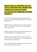 MILADY CIMA ALL CHAPTERS 2023 2024&NewLine;ACTUAL QUESTIONS AND ANSWERS WITH&NewLine;COMPLETE SOLUTION TEST BANK&NewLine;COLLECTION 2026 COMPLETE SOLUTIONS&NewLine;GRADED A&plus;