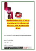 Wastewater Grade 2 Certification Exam 2026 &vert; 300&plus; Questions on Activated Sludge&comma; Digestion&comma; Clarifiers&comma; Safety & Disinfection &vert; Complete Grade 2 Wastewater Operator Exam