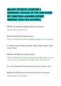 MILADY ESTHETICS CHAPTER 4&NewLine;DISORDERS DISEASES OF THE SKIN EXAMS&NewLine;SET QUESTIONS ANSWERS EXPERT&NewLine;VERIFIED PRACTICE MATERIAL