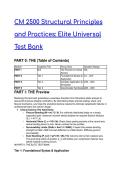 2026&sol;2027 CM 2500 Structural Principles & Practices&colon; Elite Universal Test Bank &vert; 25&plus;  Scenario-Based Synthesis Questions & Distractor Analysis
