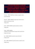 CPL250 BEAKER CLINICAL PATHOLOGY ADMINISTRATION TEST  QUESTIONS WITH CORRECT ANSWERS GRADED A&plus; FOR 2026-2027 ASSURED EXCEL&excl;&excl;