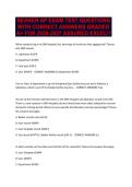BEAKER AP EXAM TEST QUESTIONS WITH CORRECT ANSWERS GRADED A&plus; FOR 2026-2027 ASSURED EXCEL&excl;&excl;&NewLine;