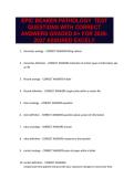 EPIC BEAKER PATHOLOGY  TEST QUESTIONS WITH CORRECT ANSWERS GRADED A&plus; FOR 2026-2027 ASSURED EXCEL&excl;&excl;