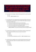 INTEGRATED BEAKER BUILD EXAM TEST QUESTIONS WITH CORRECT ANSWERS GRADED A&plus; FOR 2026-2027 ASSURED EXCEL&excl;&excl;