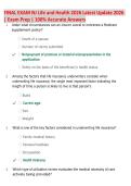 FINAL EXAM NJ Life and Health 2026 Latest Update &vert; Exam Prep Guide &vert; 100&percnt; Accurate Answers