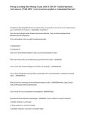 Portage Learning Microbiology Exam &lpar;2025&rpar; UPDATE Verified Questions And Answers &vert; With 100&percnt; Correct Answers graded A&plus; Guaranteed Success&excl;&excl;&NewLine;
