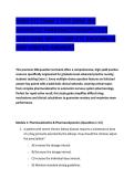 NURS 572 EXAM 1 TEST BANK 200 &NewLine;ADVANCED PHARMACOTHERAPEUTICS &NewLine;QUESTIONS WITH COMPLETE RATIONALES &NewLine;AND VERIFIED ANSWERS 