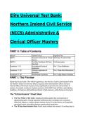 2026&sol;2027 NICS AO&sol;CO Mastery&colon; 20&plus; Question Elite Universal Test Bank for Northern Ireland Civil Service